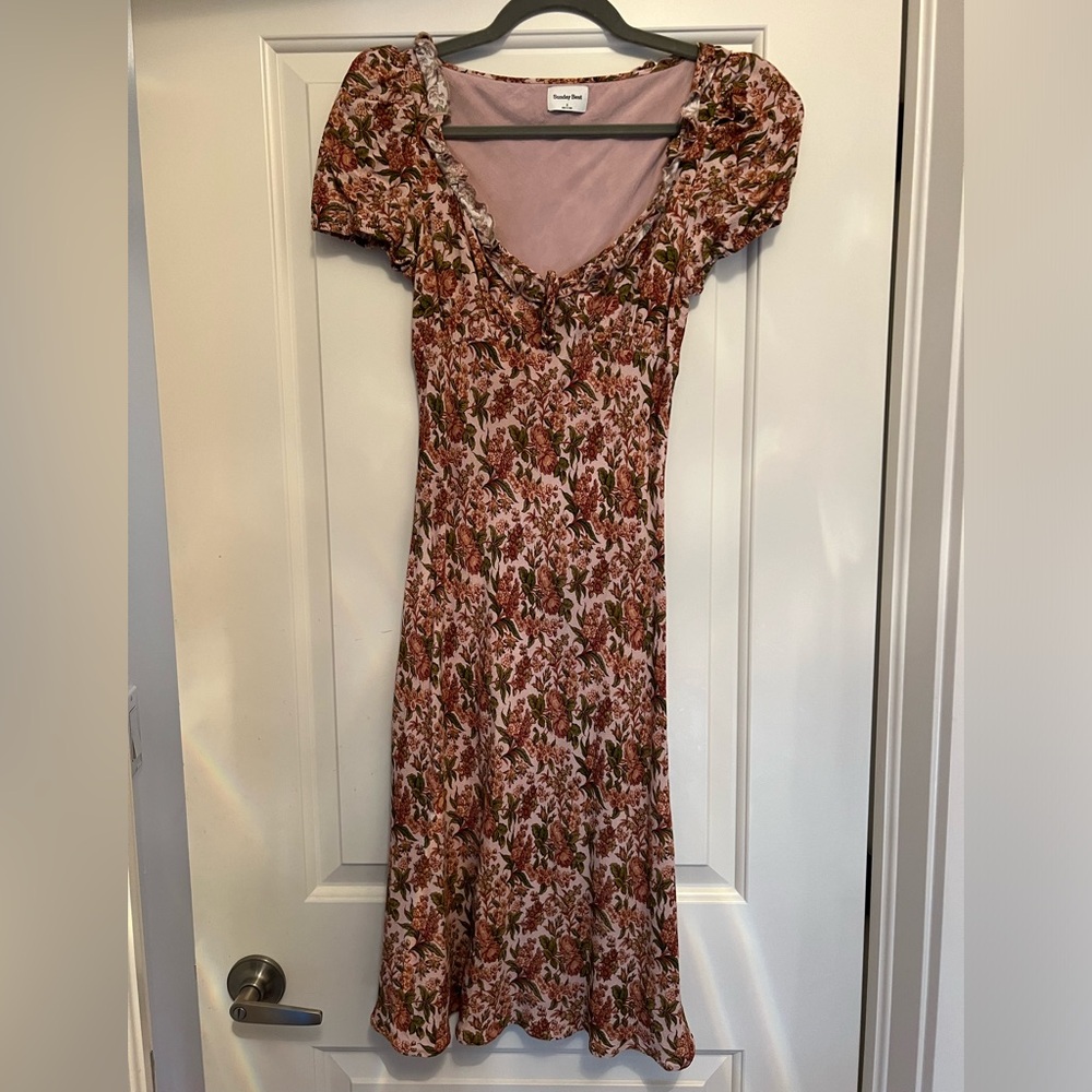 Floral midi dress